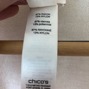 Chico's Sweaters - Chico’s white cardigan size 1 Chico's Sweaters - Chico’s white cardigan size 1